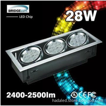 Saving energy 28w led grille spotlight,led downlight,led lamp